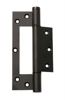 Federscharnier für Türen 153mm, einstellbar, Aluminium schwarz